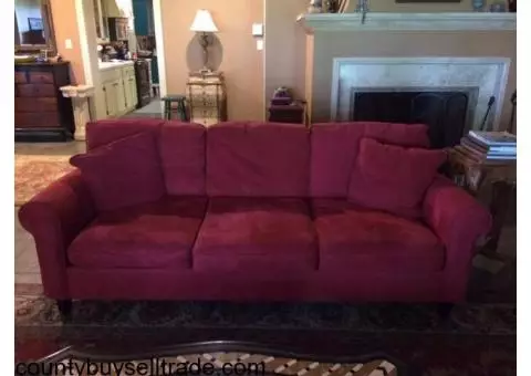 $350 each - Amalfi Crimson Matching Sofas (Fairhope,AL)