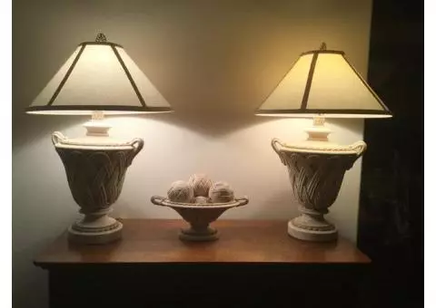 Lamps and decor