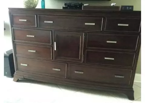 Bed and dresser