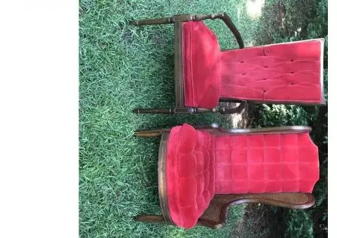 Chairs- king and queen